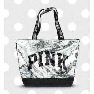 Victoria’s Secret Pink Sequin Change Large Tote